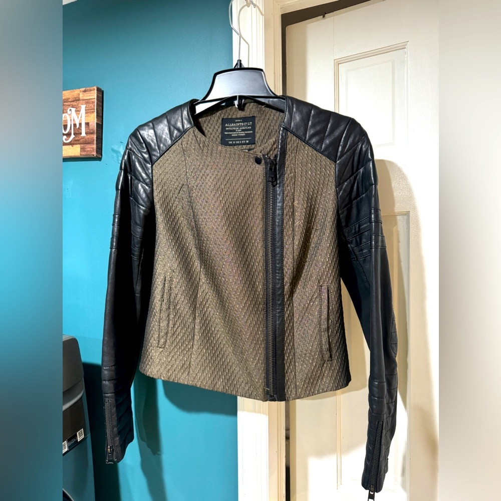 All Saints leather jacket